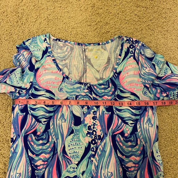 ๐๐๐EUC Lilly Pulitzer Beacon Twilight Blue Scale Up M ๐๐๐ - Picture 7 of 13